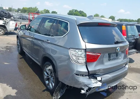 2017 BMW X3 Sdrive28I из США, поврежденный, VIN 5UXWZ7C53H0U46864